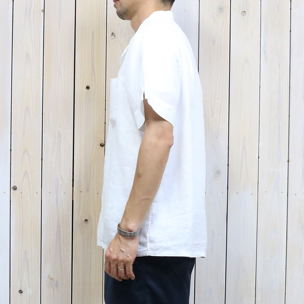 POLO RALPH LAUREN : クラシックフィット リネン キャンプシャツ (WHITE)