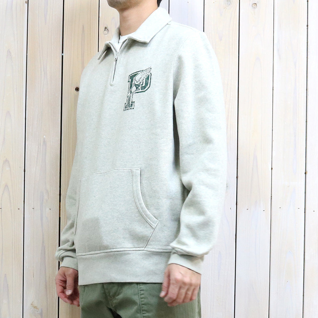 【SALE30%OFF】POLO RALPH LAUREN『P-WING HALF ZIP SWEATSHIRT』(GREY)