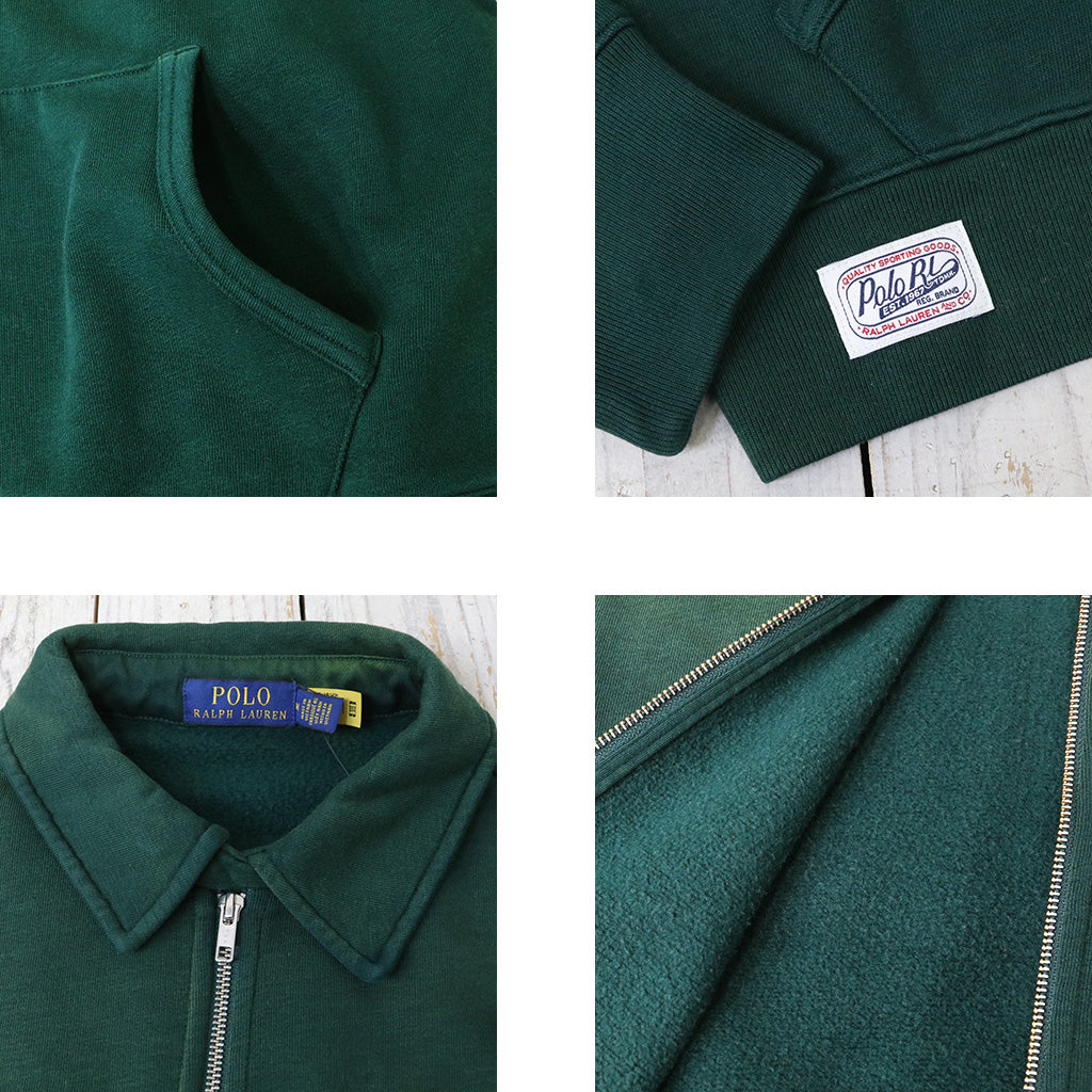 POLO RALPH LAUREN『P-WING FULL ZIP SWEATSHIRT』(GREEN)