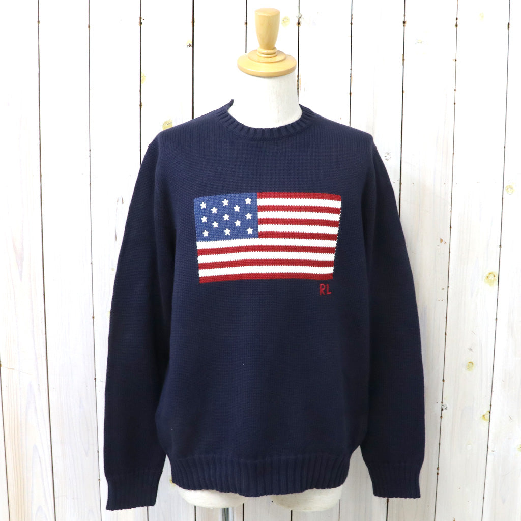 POLO RALPH LAUREN『アイコニック フラッグ セーター』(NAVY)