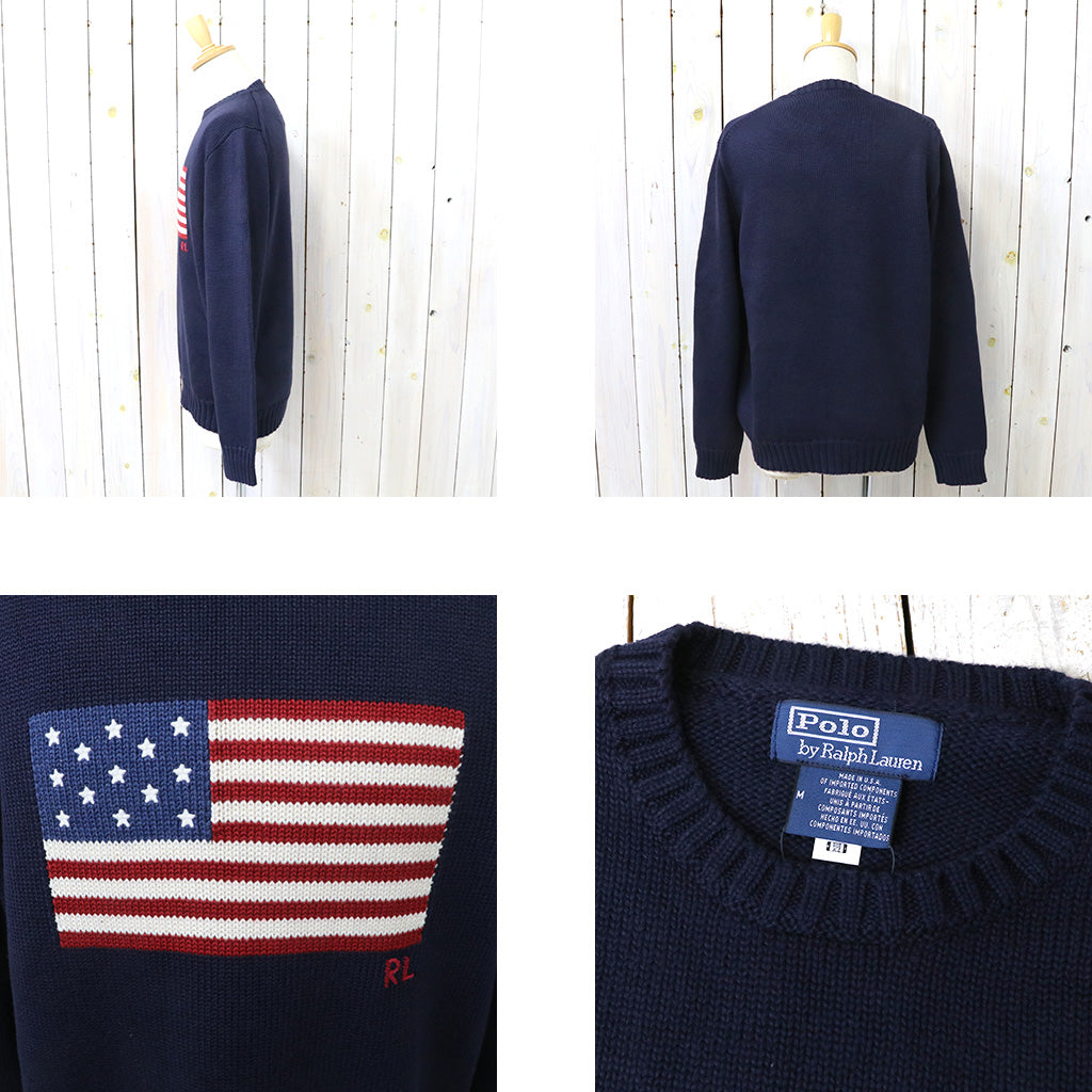 POLO RALPH LAUREN『アイコニック フラッグ セーター』(NAVY)