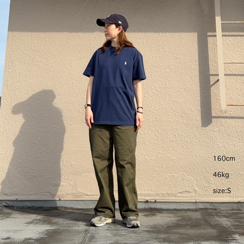 POLO RALPH LAUREN : クラシックフィットミディアムウェイト Tシャツ (NAVY)