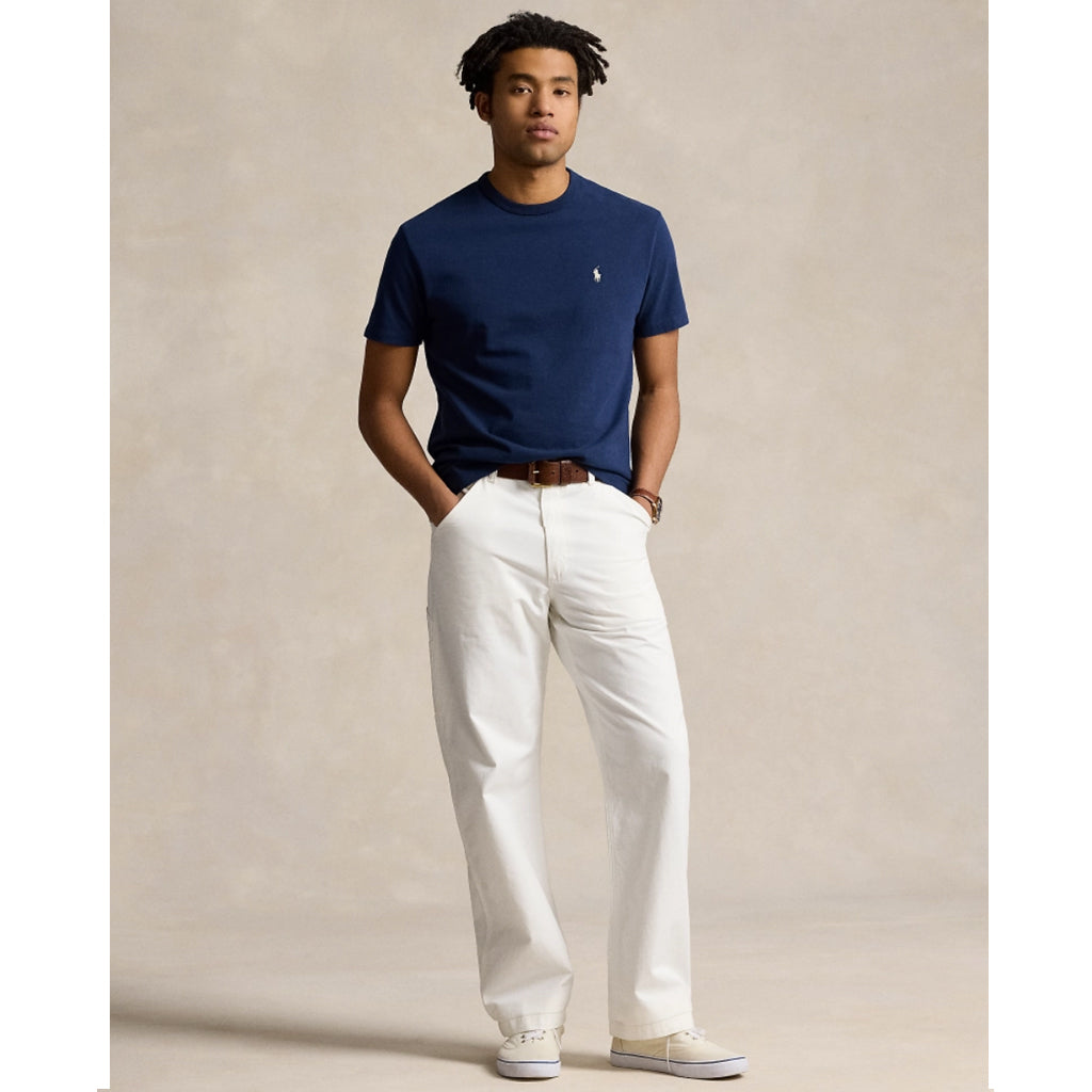 POLO RALPH LAUREN : クラシックフィットミディアムウェイト Tシャツ (NAVY)