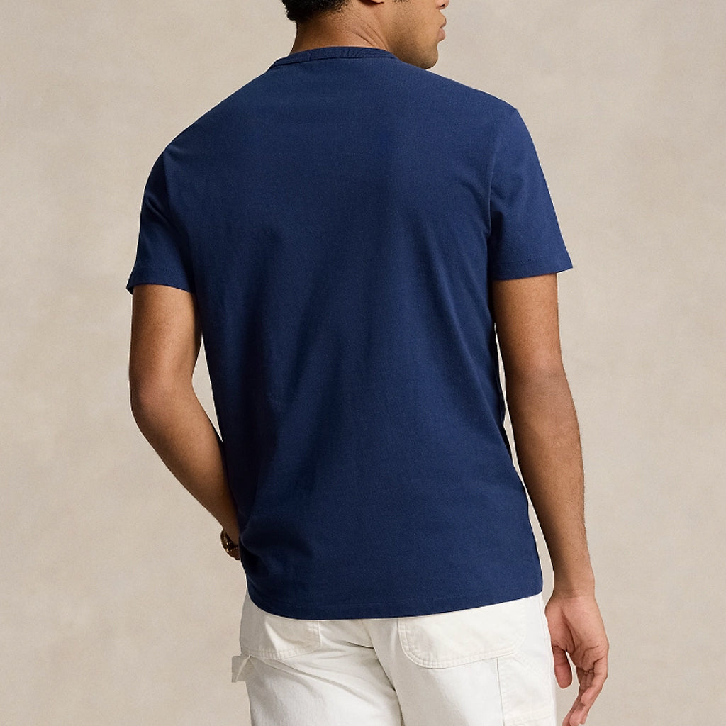 POLO RALPH LAUREN : クラシックフィットミディアムウェイト Tシャツ (NAVY)