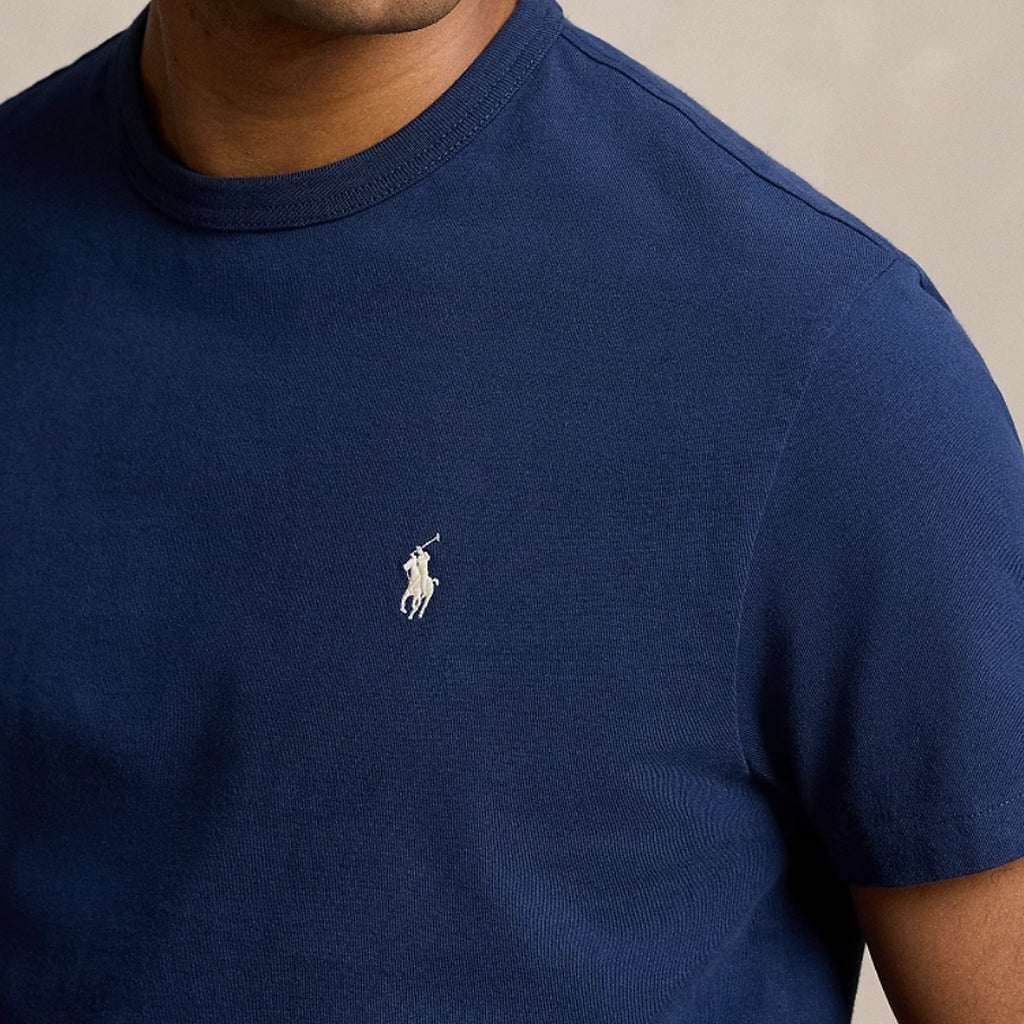 POLO RALPH LAUREN : クラシックフィットミディアムウェイト Tシャツ (NAVY)