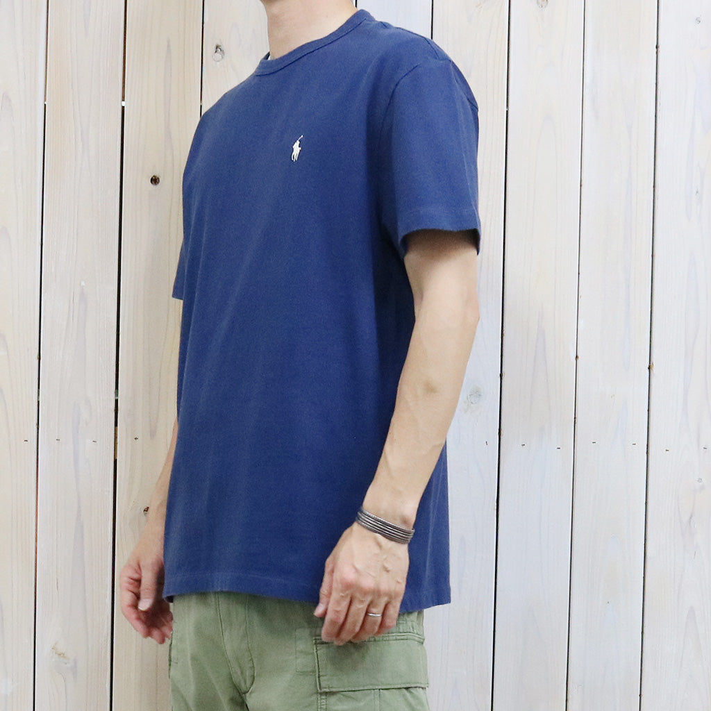 POLO RALPH LAUREN : クラシックフィットミディアムウェイト Tシャツ (NAVY)