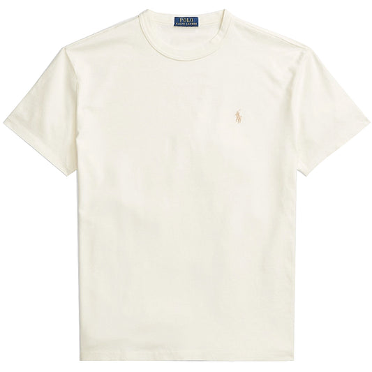 POLO RALPH LAUREN : クラシックフィットミディアムウェイト Tシャツ (NATURAL)