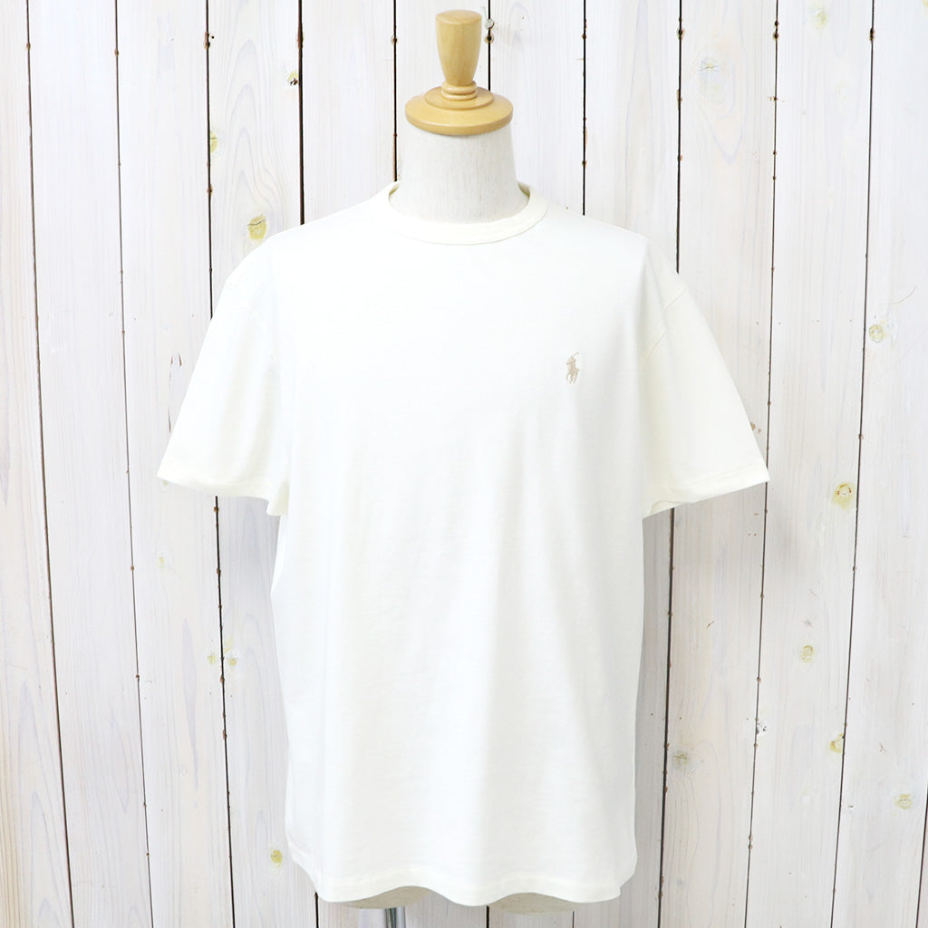 POLO RALPH LAUREN : クラシックフィットミディアムウェイト Tシャツ (NATURAL)