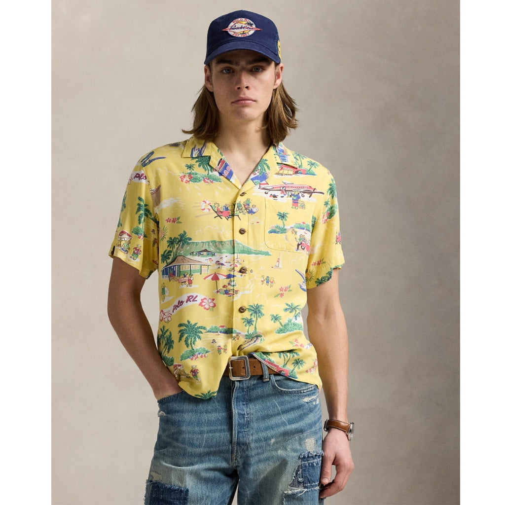 POLO RALPH LAUREN『クラシック フィット POLO ベア キャンプシャツ』(YELLOW)