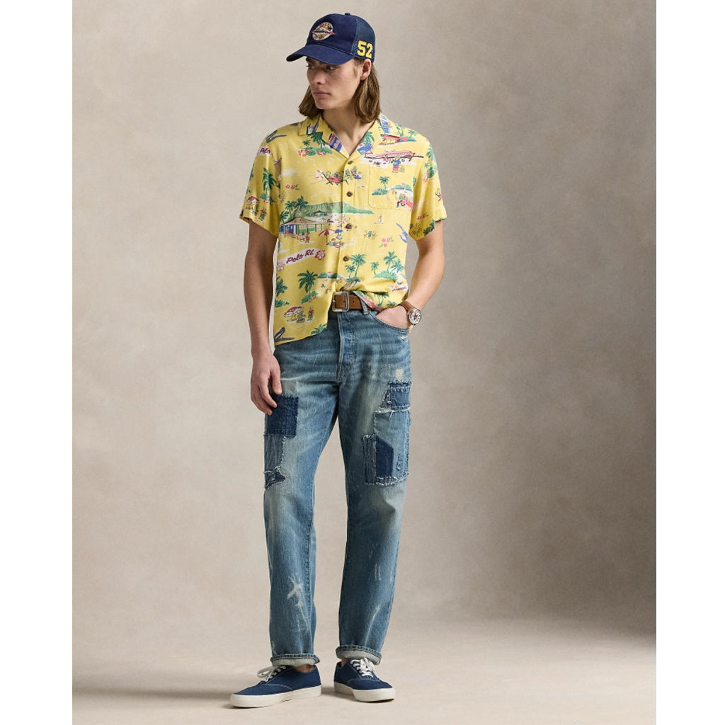 POLO RALPH LAUREN『クラシック フィット POLO ベア キャンプシャツ』(YELLOW)