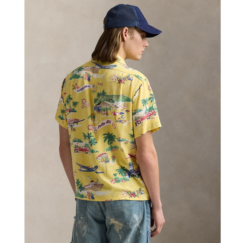 POLO RALPH LAUREN『クラシック フィット POLO ベア キャンプシャツ』(YELLOW)
