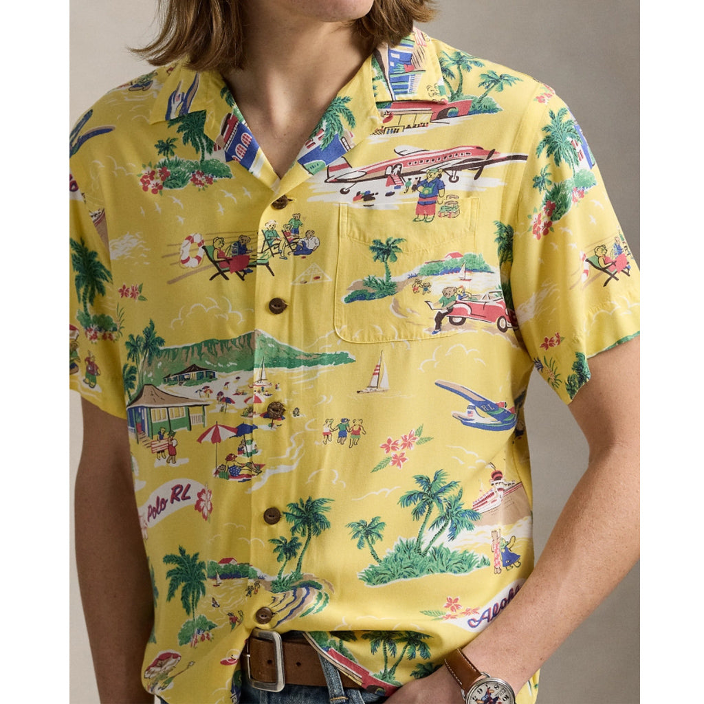 POLO RALPH LAUREN『クラシック フィット POLO ベア キャンプシャツ』(YELLOW)