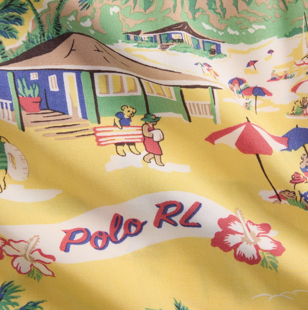 POLO RALPH LAUREN『クラシック フィット POLO ベア キャンプシャツ』(YELLOW)