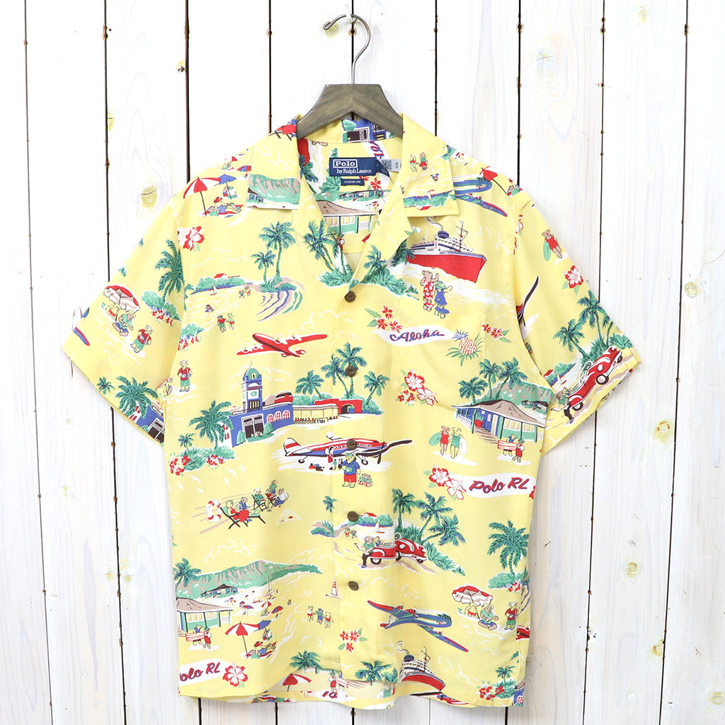 POLO RALPH LAUREN『クラシック フィット POLO ベア キャンプシャツ』(YELLOW)