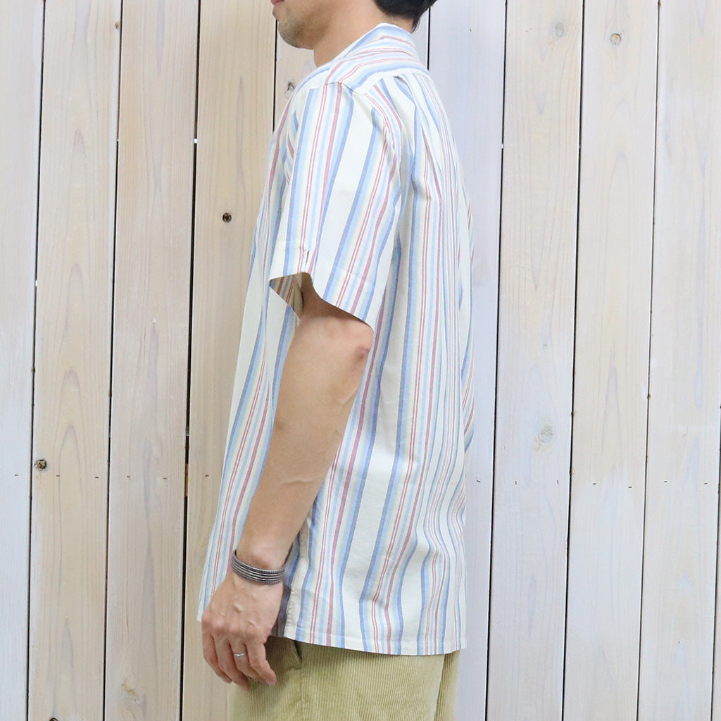 POLO RALPH LAUREN『クラシック フィット ストライプド シャンブレー キャンプ シャツ』(NATURAL)