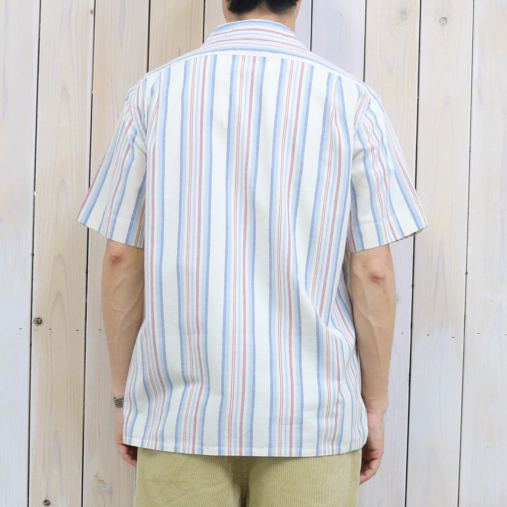 POLO RALPH LAUREN『クラシック フィット ストライプド シャンブレー キャンプ シャツ』(NATURAL)