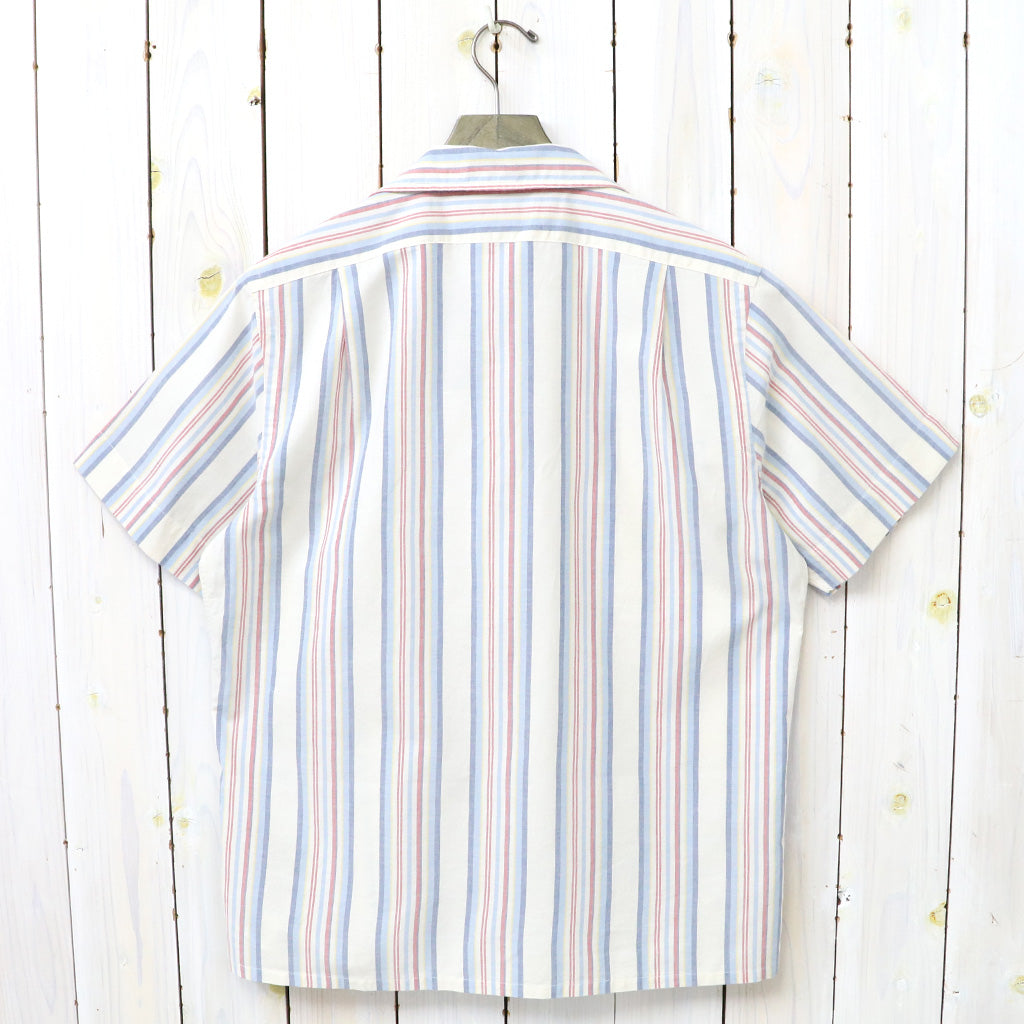 POLO RALPH LAUREN『クラシック フィット ストライプド シャンブレー キャンプ シャツ』(NATURAL)