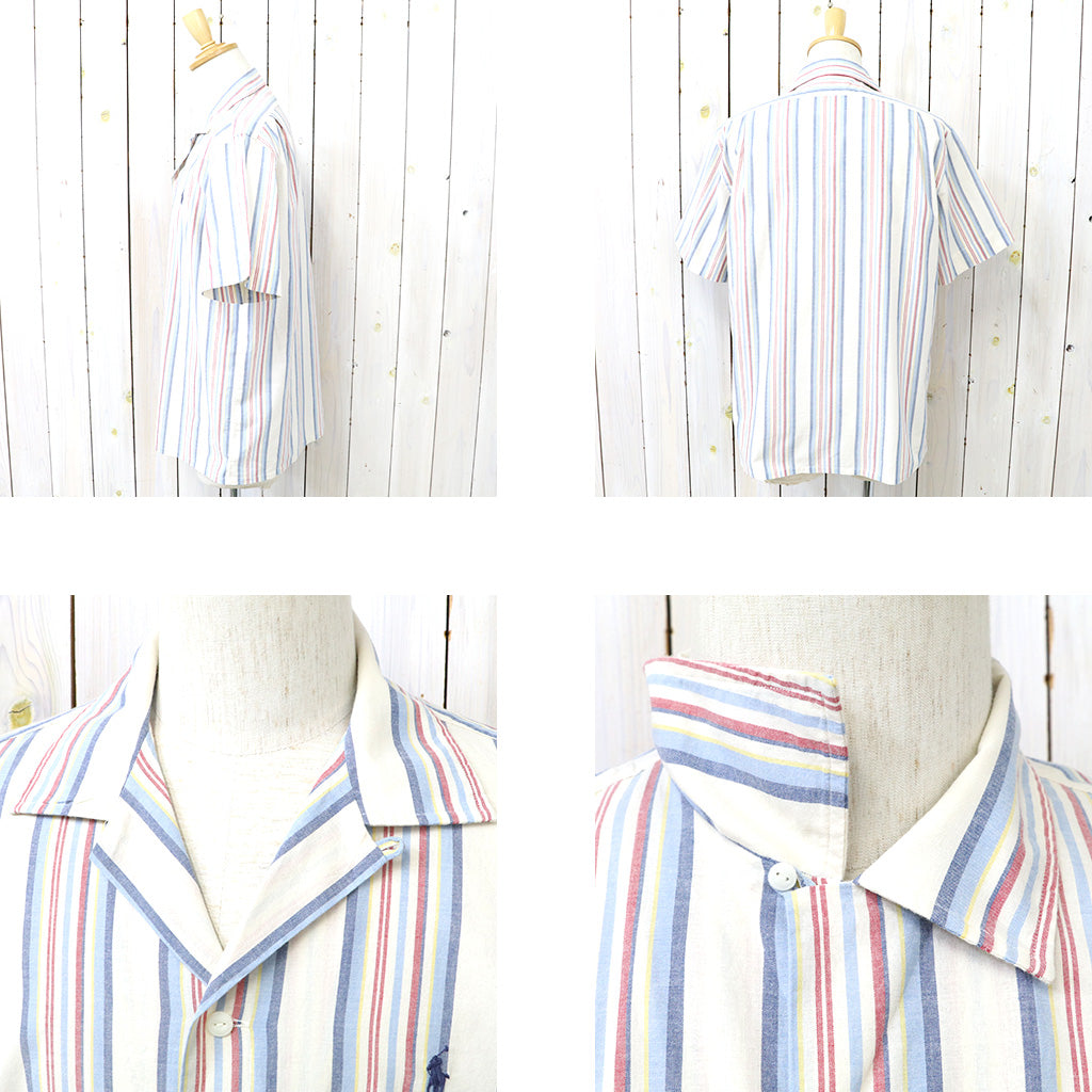 POLO RALPH LAUREN『クラシック フィット ストライプド シャンブレー キャンプ シャツ』(NATURAL)