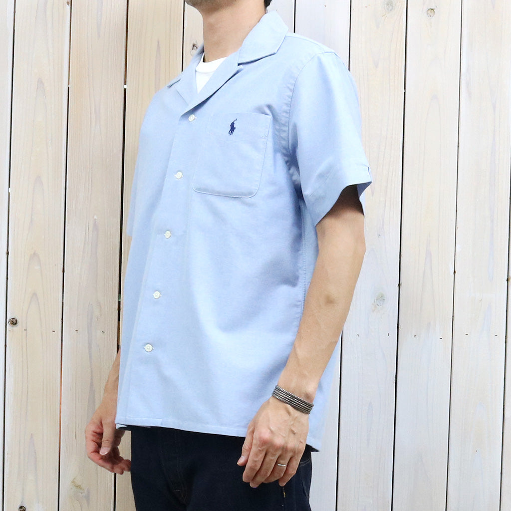 POLO RALPH LAUREN : クラシック フィット オックスフォード キャンプ シャツ (BLUE)