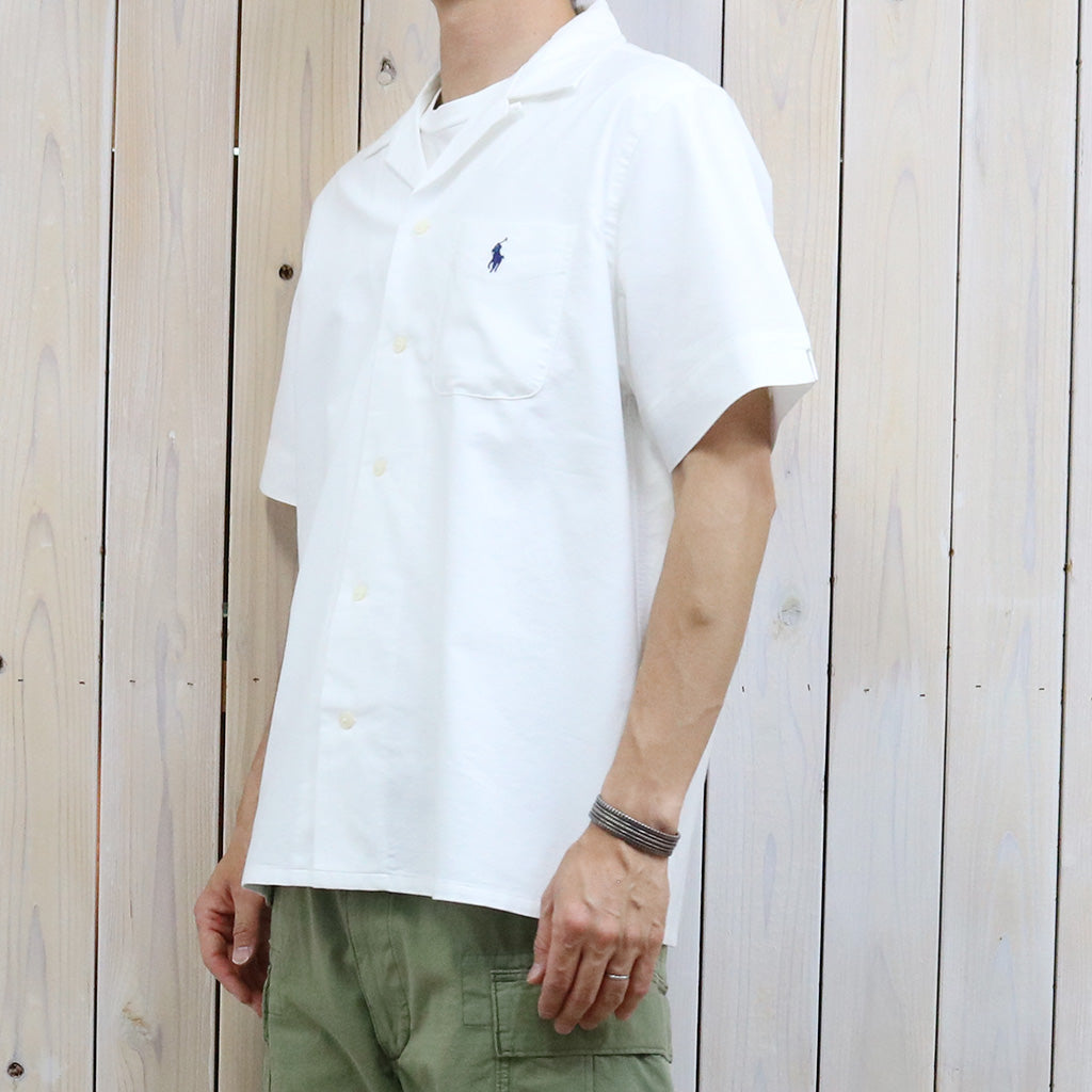 POLO RALPH LAUREN : クラシック フィット オックスフォード キャンプ シャツ (WHITE)
