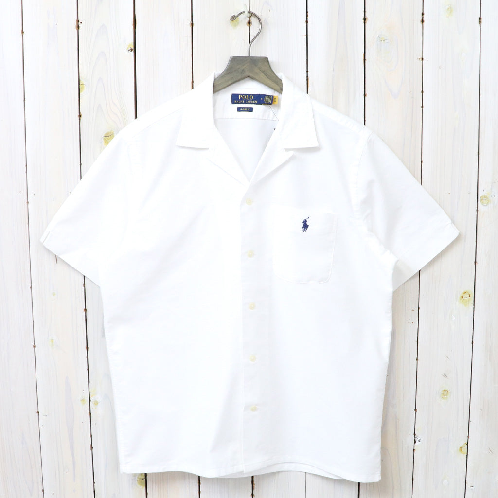 POLO RALPH LAUREN : クラシック フィット オックスフォード キャンプ シャツ (WHITE)