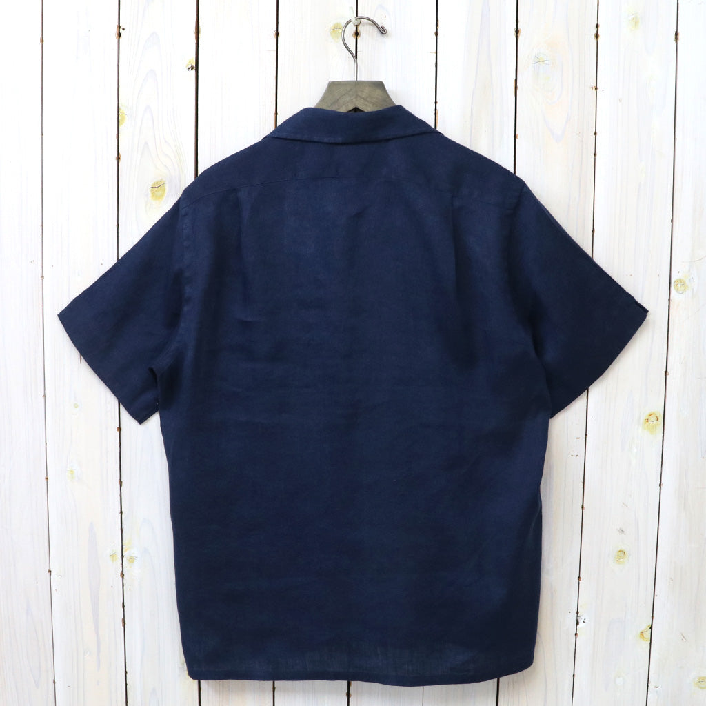 POLO RALPH LAUREN『クラシックフィット リネン キャンプシャツ』(NEWPORT NAVY)