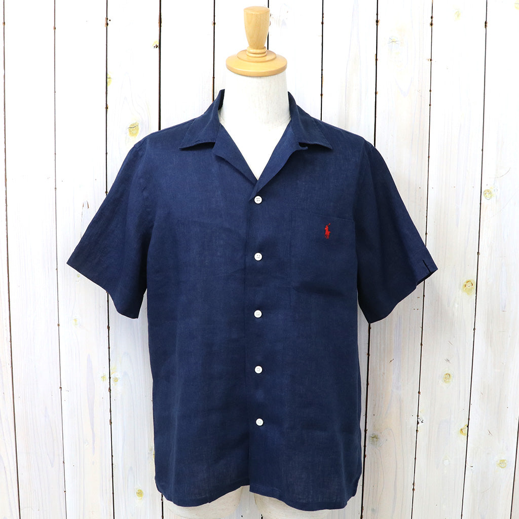 POLO RALPH LAUREN『クラシックフィット リネン キャンプシャツ』(NEWPORT NAVY)