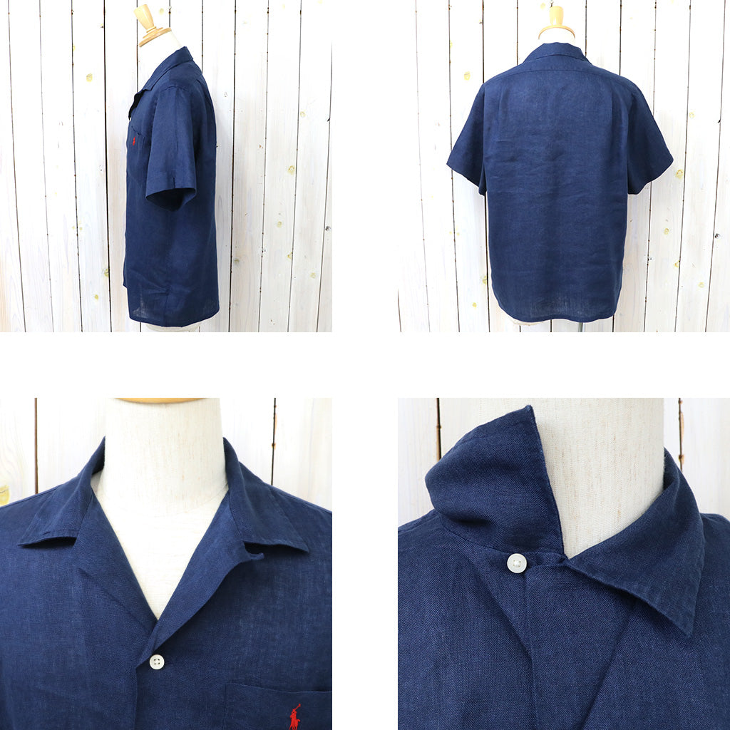POLO RALPH LAUREN『クラシックフィット リネン キャンプシャツ』(NEWPORT NAVY)