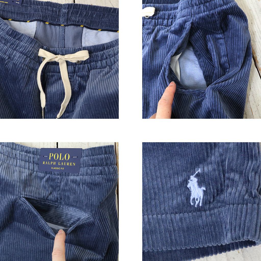 POLO RALPH LAUREN : 6-Inch POLO PREPSTER CORDUROY SHORT (NAVY) (MNPOSHO14G20356)