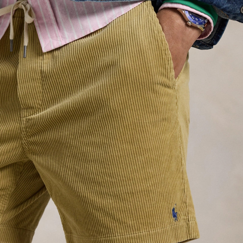 POLO RALPH LAUREN『6-Inch POLO PREPSTER CORDUROY SHORT』(KHAKI)