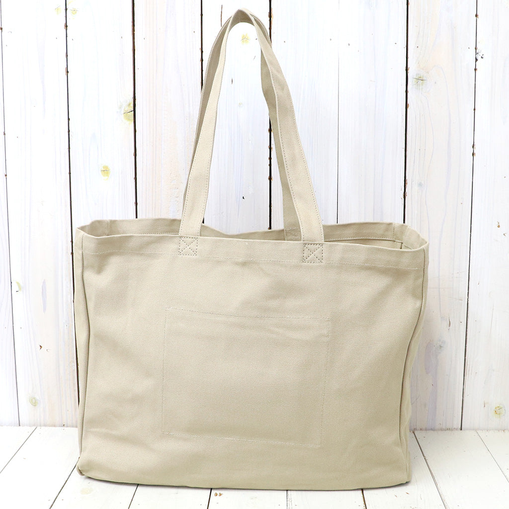 POLO RALPH LAUREN : エンブロイダリー キャンバス トート (LIGHT BEIGE)