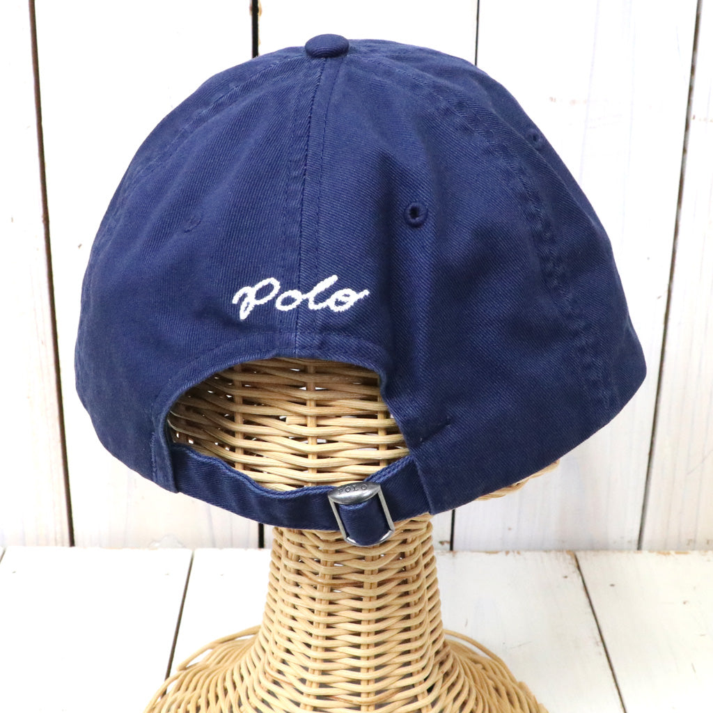 POLO RALPH LAUREN : ”NY” PATCH TWILL BALLCAP (NEWPORT NAVY)