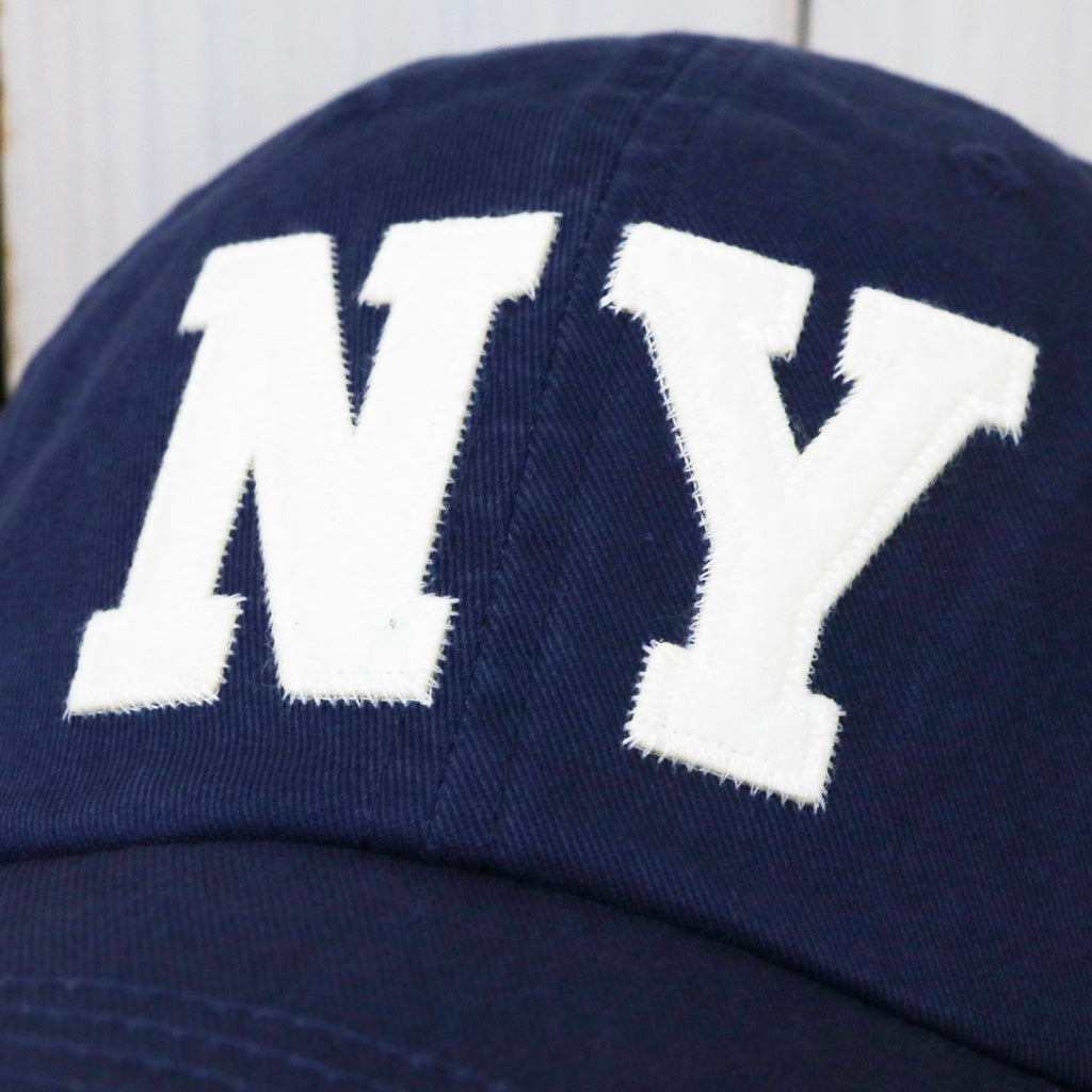 POLO RALPH LAUREN : ”NY” PATCH TWILL BALLCAP (NEWPORT NAVY)