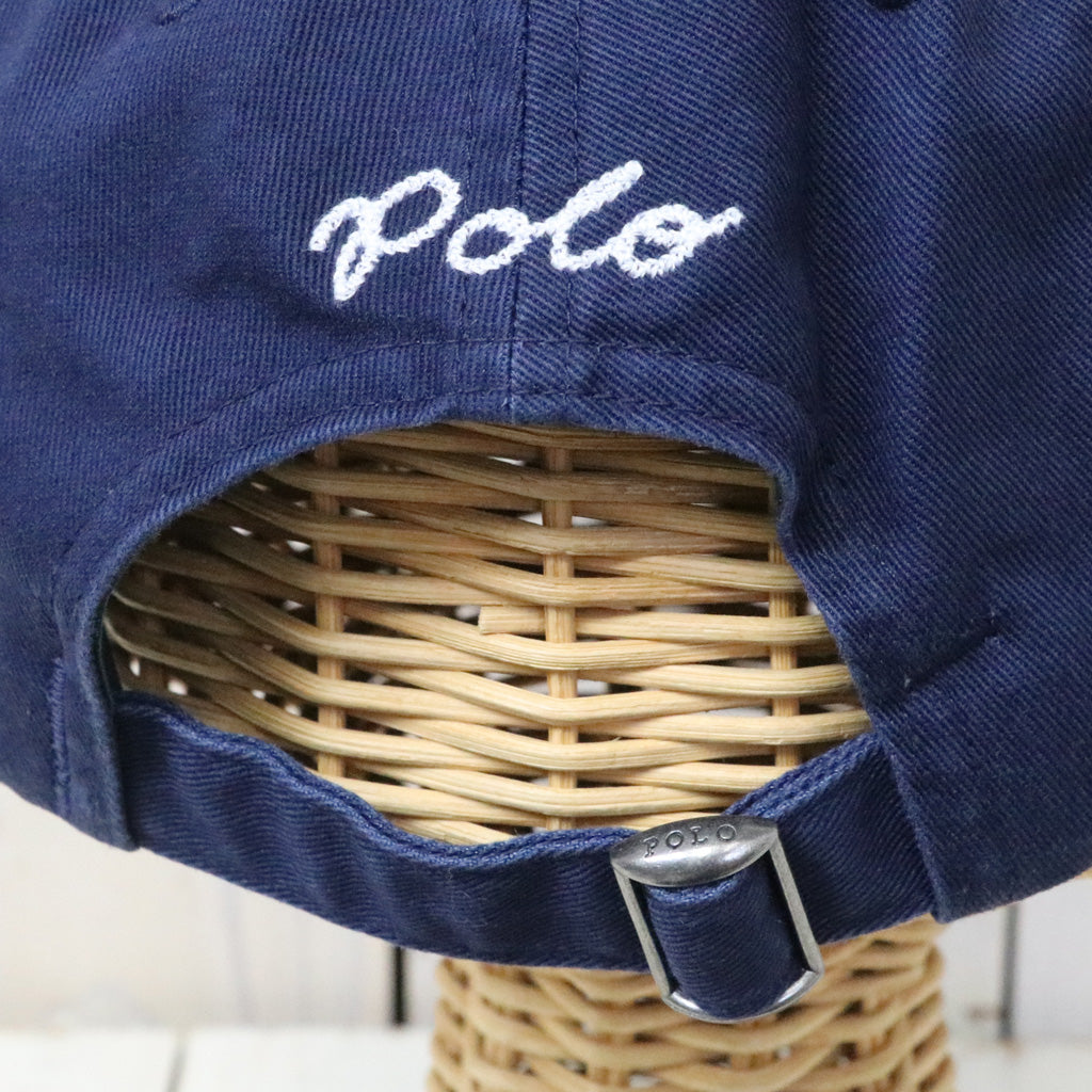 POLO RALPH LAUREN : ”NY” PATCH TWILL BALLCAP (NEWPORT NAVY)