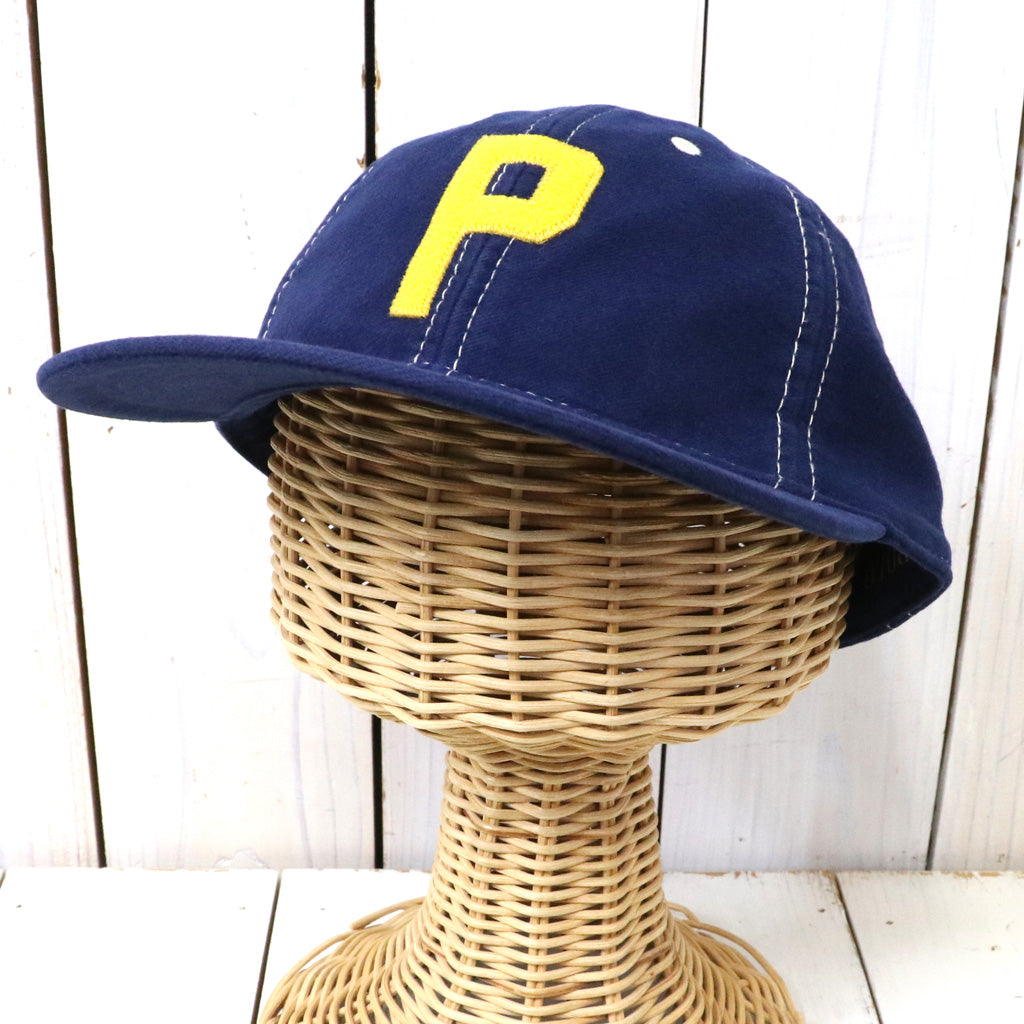 POLO RALPH LAUREN : CHAMOIS ”P” AUTHENTIC BASEBALL CAP (NEWPORT NAVY)