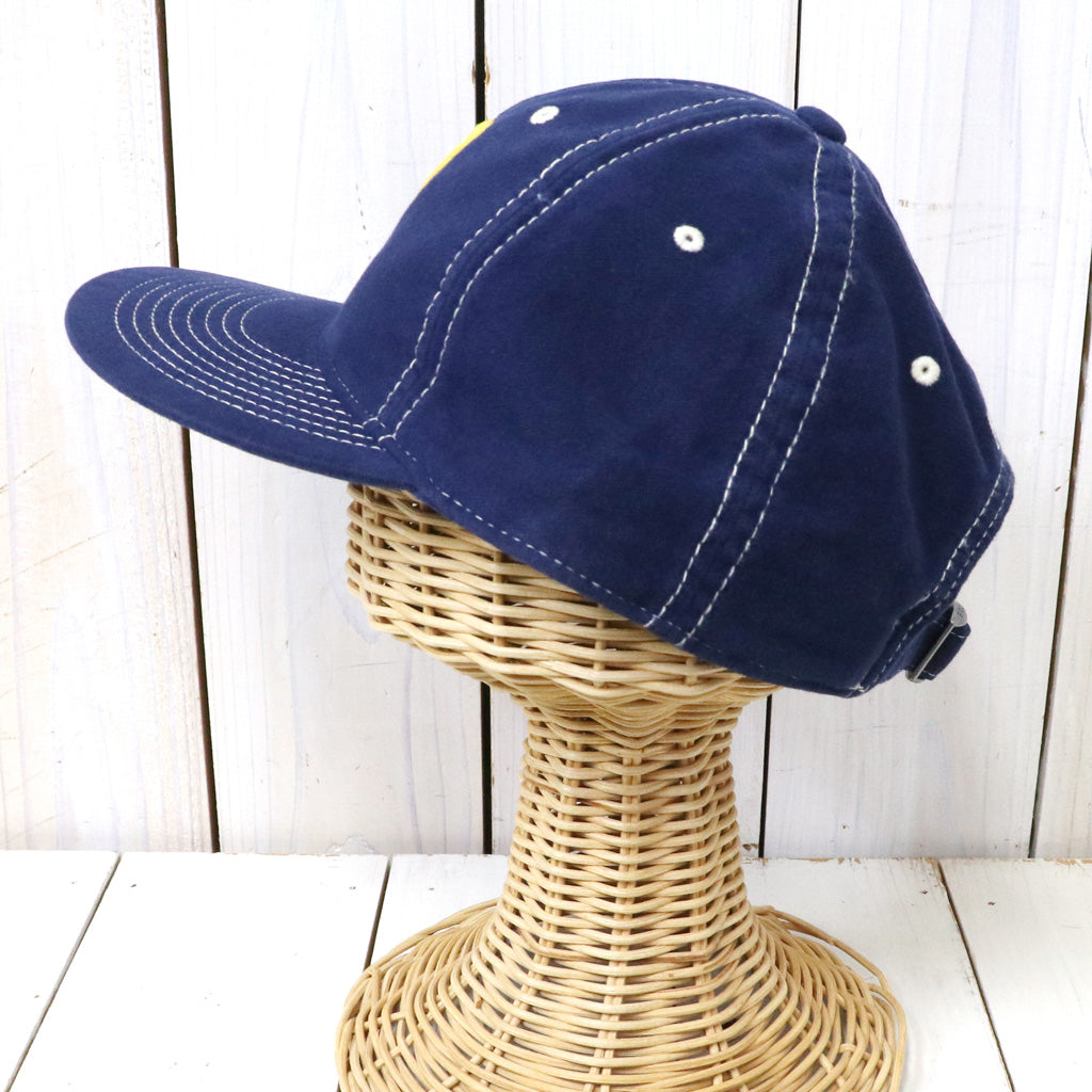 POLO RALPH LAUREN : CHAMOIS ”P” AUTHENTIC BASEBALL CAP (NEWPORT NAVY)