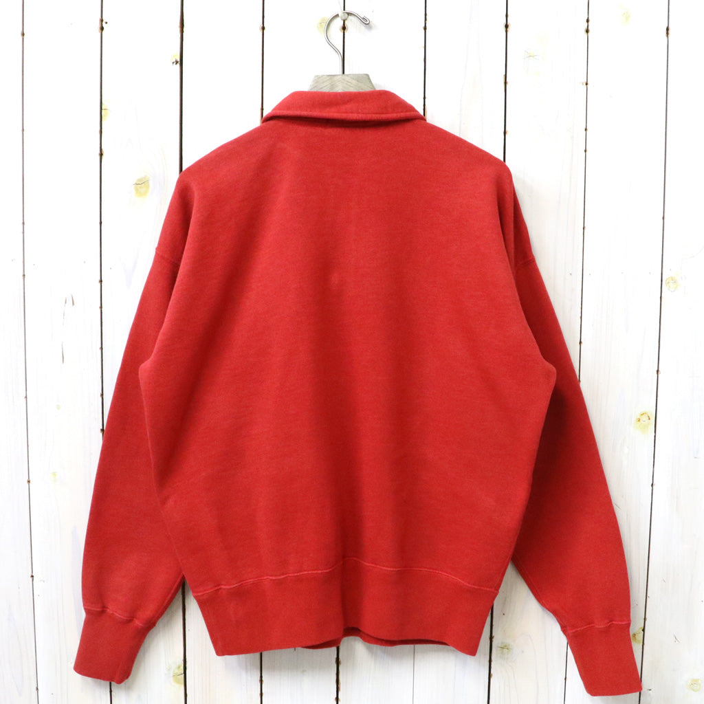 POLO RALPH LAUREN : VINTAGE FIT USA HALF ZIP SWEAT (RED)
