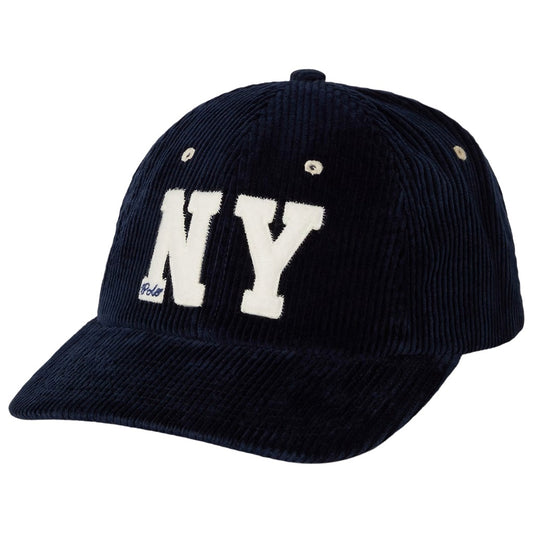 POLO RALPH LAUREN : NY PATCH CORDUROY BALLCAP