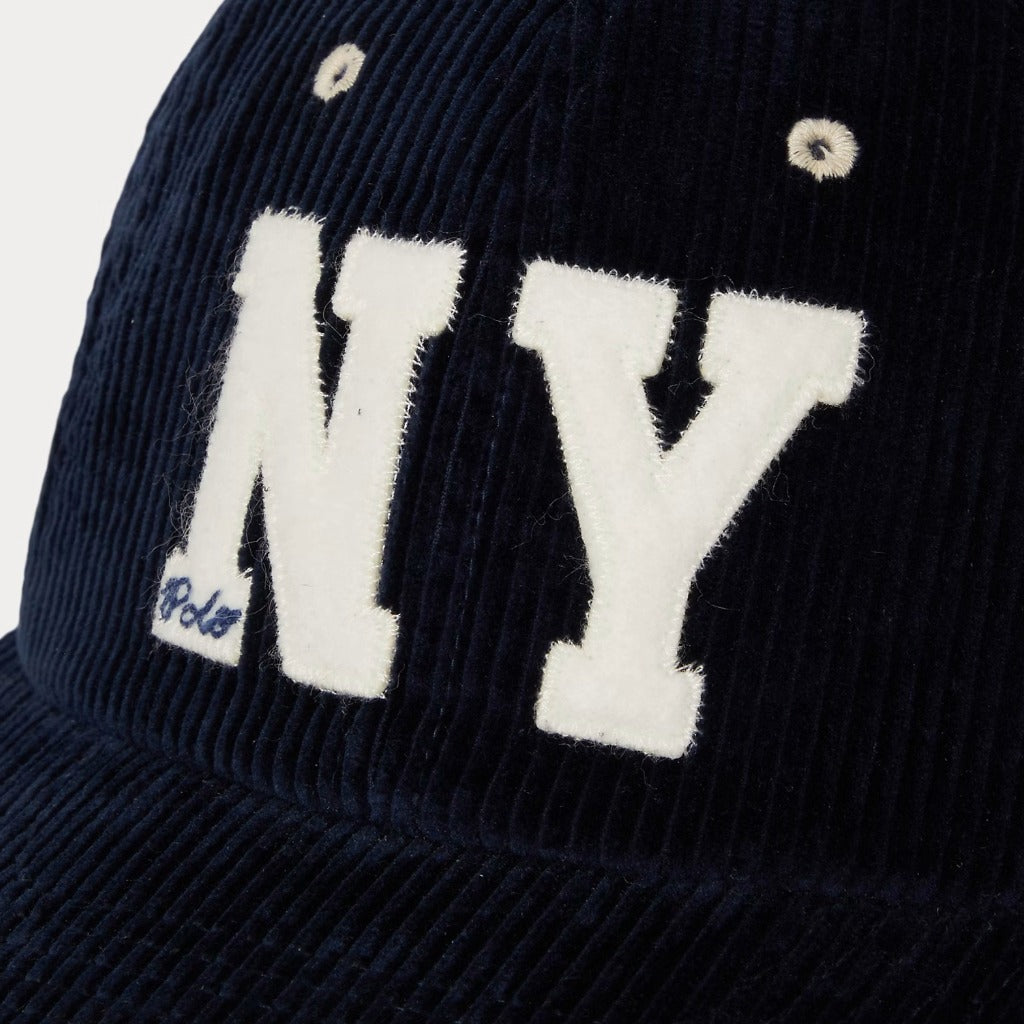 POLO RALPH LAUREN : NY PATCH CORDUROY BALLCAP