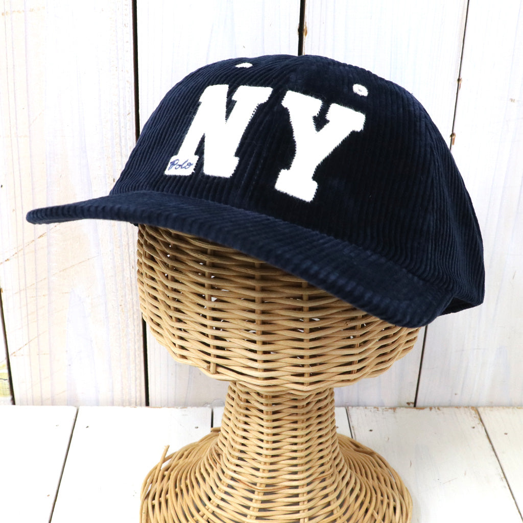 POLO RALPH LAUREN : NY PATCH CORDUROY BALLCAP