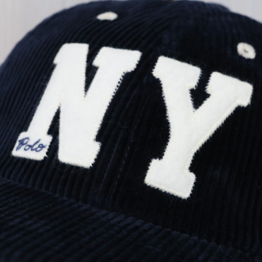 POLO RALPH LAUREN : NY PATCH CORDUROY BALLCAP