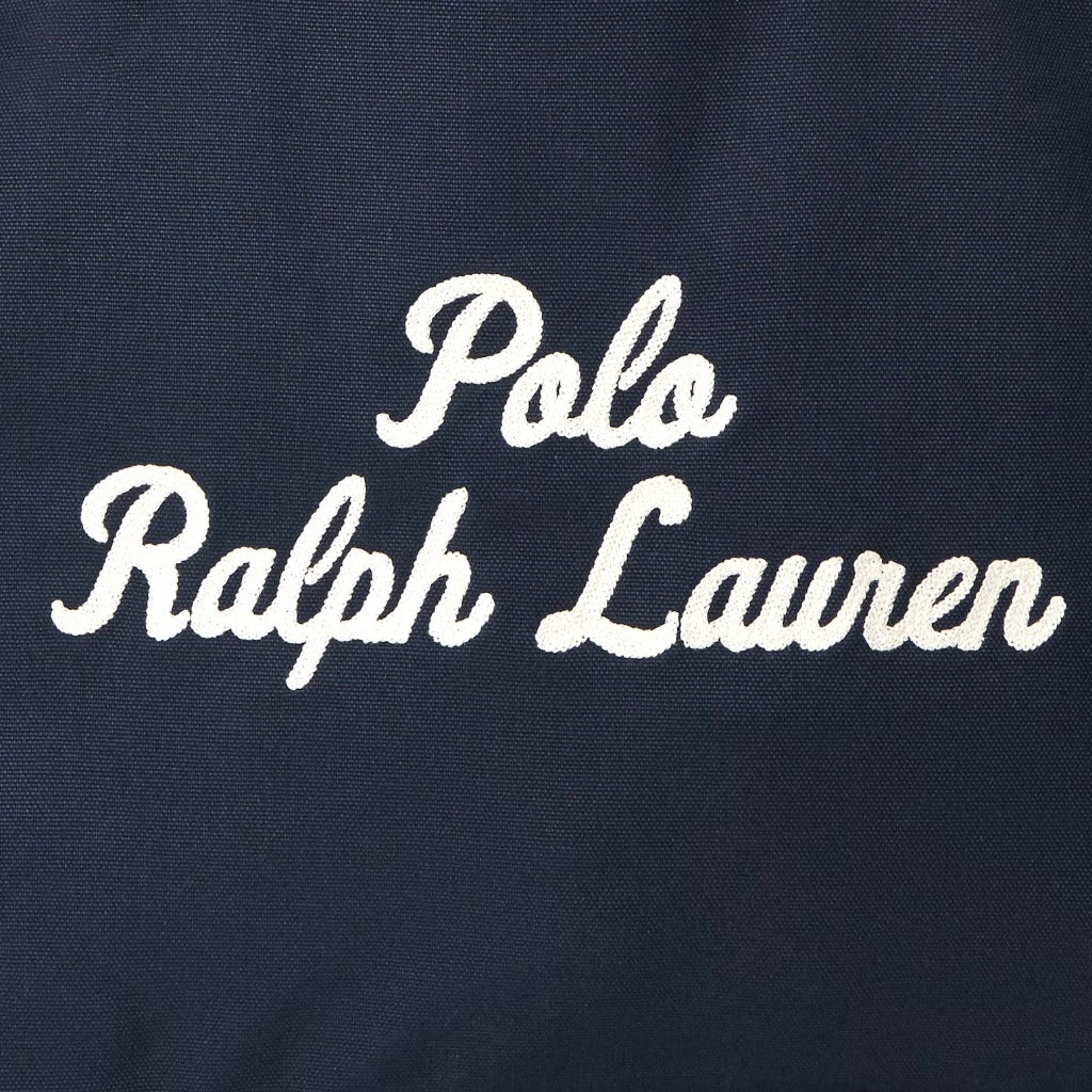 POLO RALPH LAUREN : エンブロイダリー キャンバス トート (NAVY)