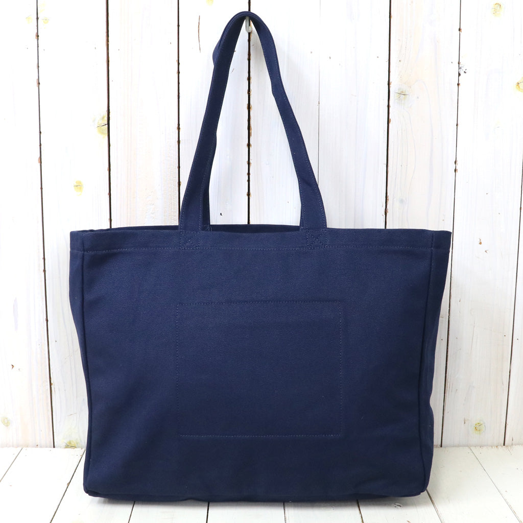 POLO RALPH LAUREN : エンブロイダリー キャンバス トート (NAVY)