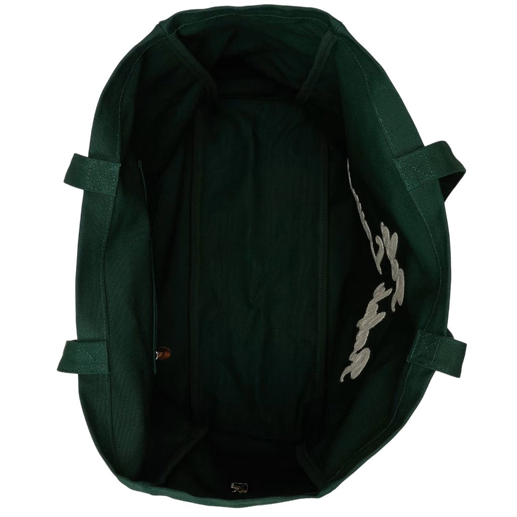 POLO RALPH LAUREN : エンブロイダリー キャンバス トート (GREEN)