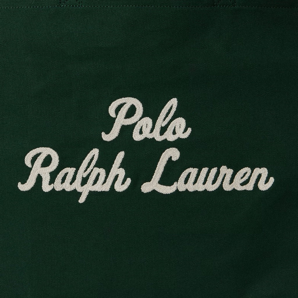 POLO RALPH LAUREN : エンブロイダリー キャンバス トート (GREEN)