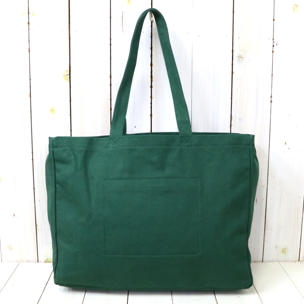 POLO RALPH LAUREN : エンブロイダリー キャンバス トート (GREEN)