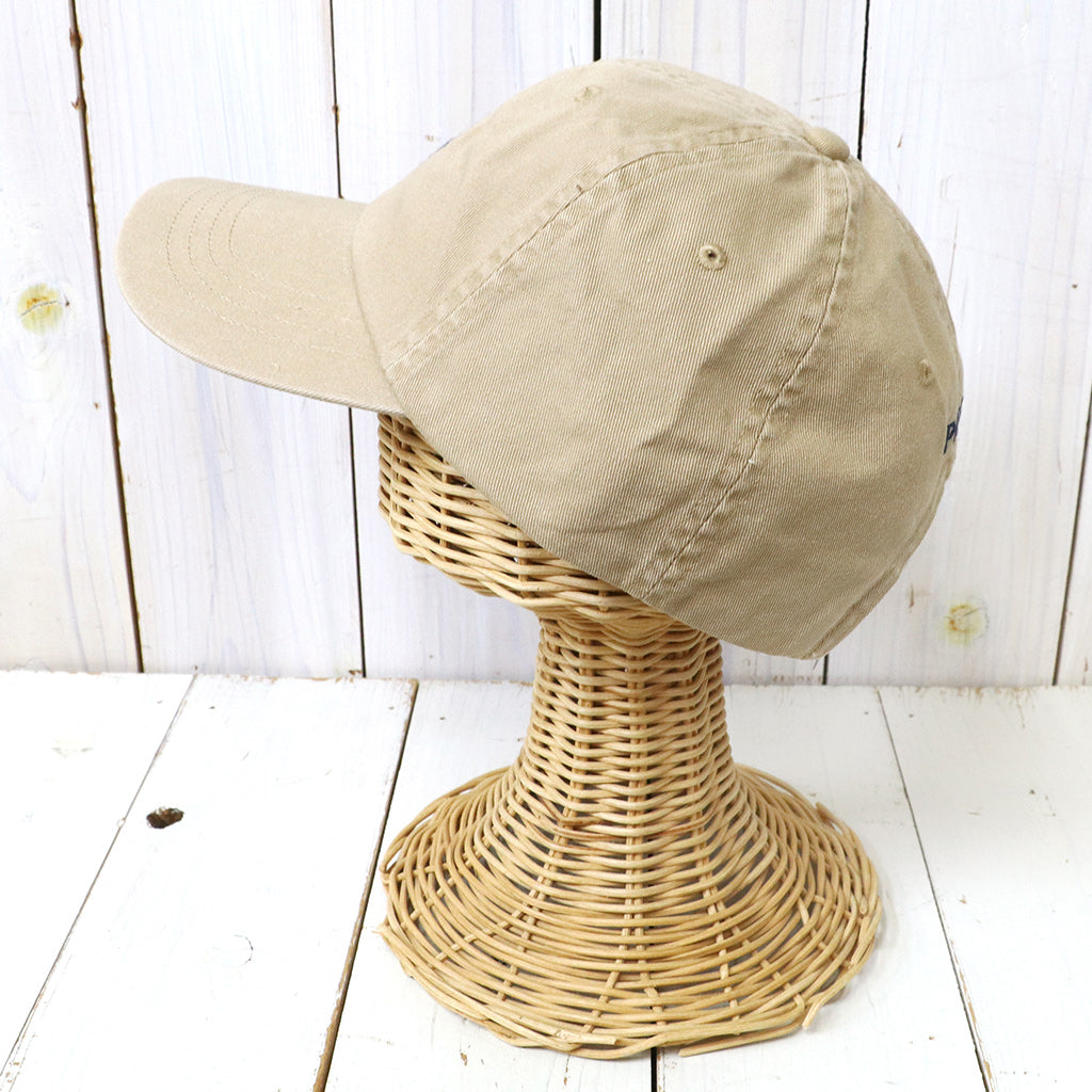 POLO RALPH LAUREN : コットン チノ ベースボール キャップ (TAN/NAVY)