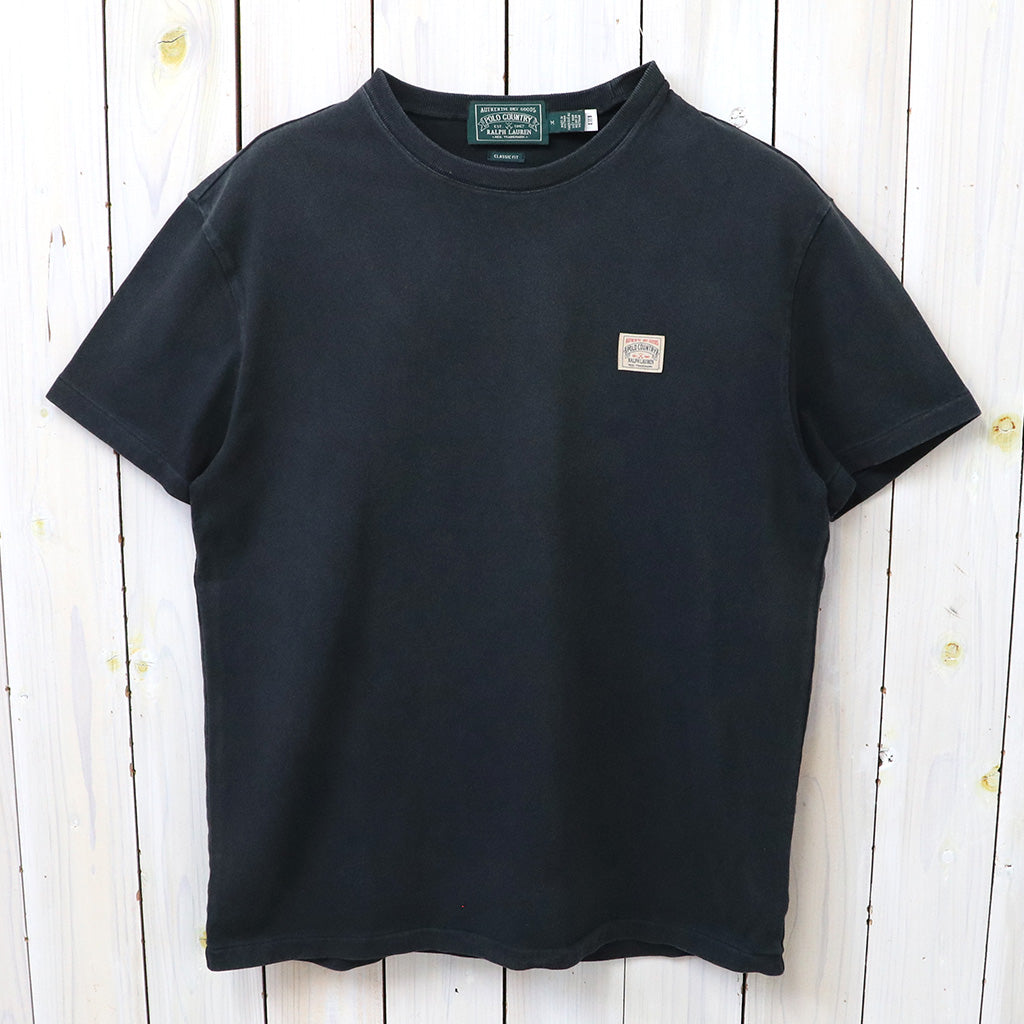 POLO RALPH LAUREN : クラシックフィット ガーメントダイ Tシャツ (POLO BLACK)
