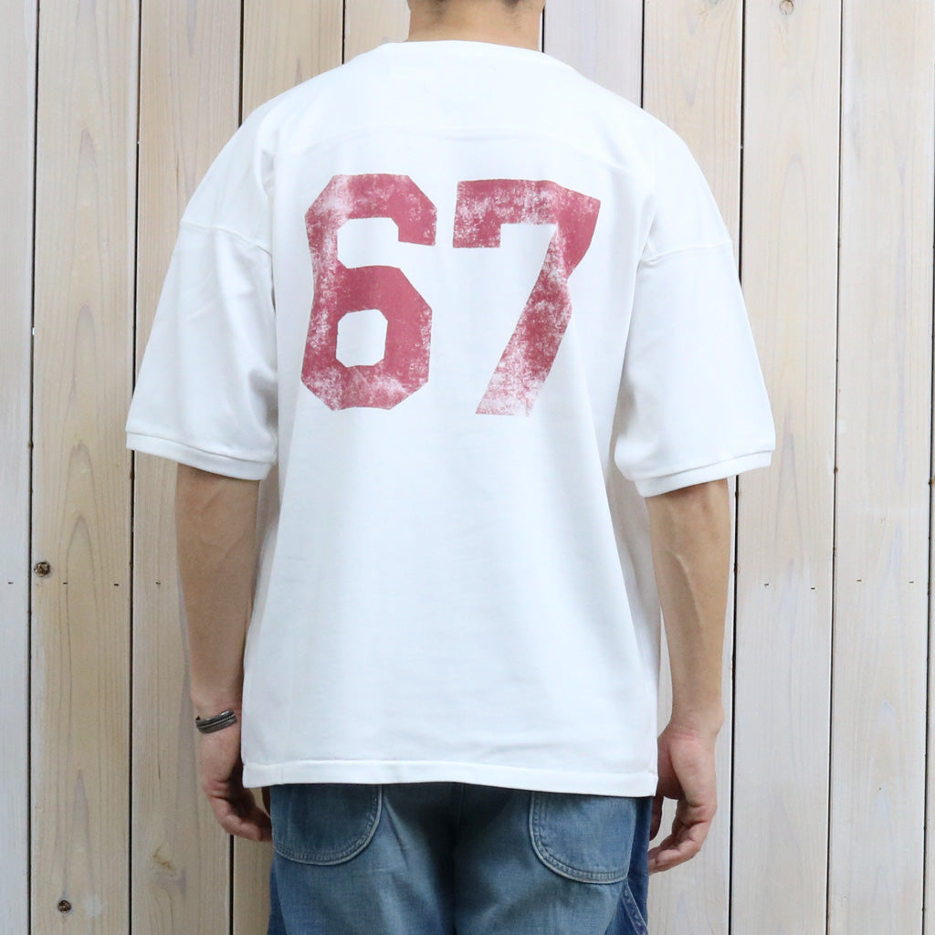 POLO RALPH LAUREN : リラックスフィット フットボール Tシャツ (CERAMIC WHITE)