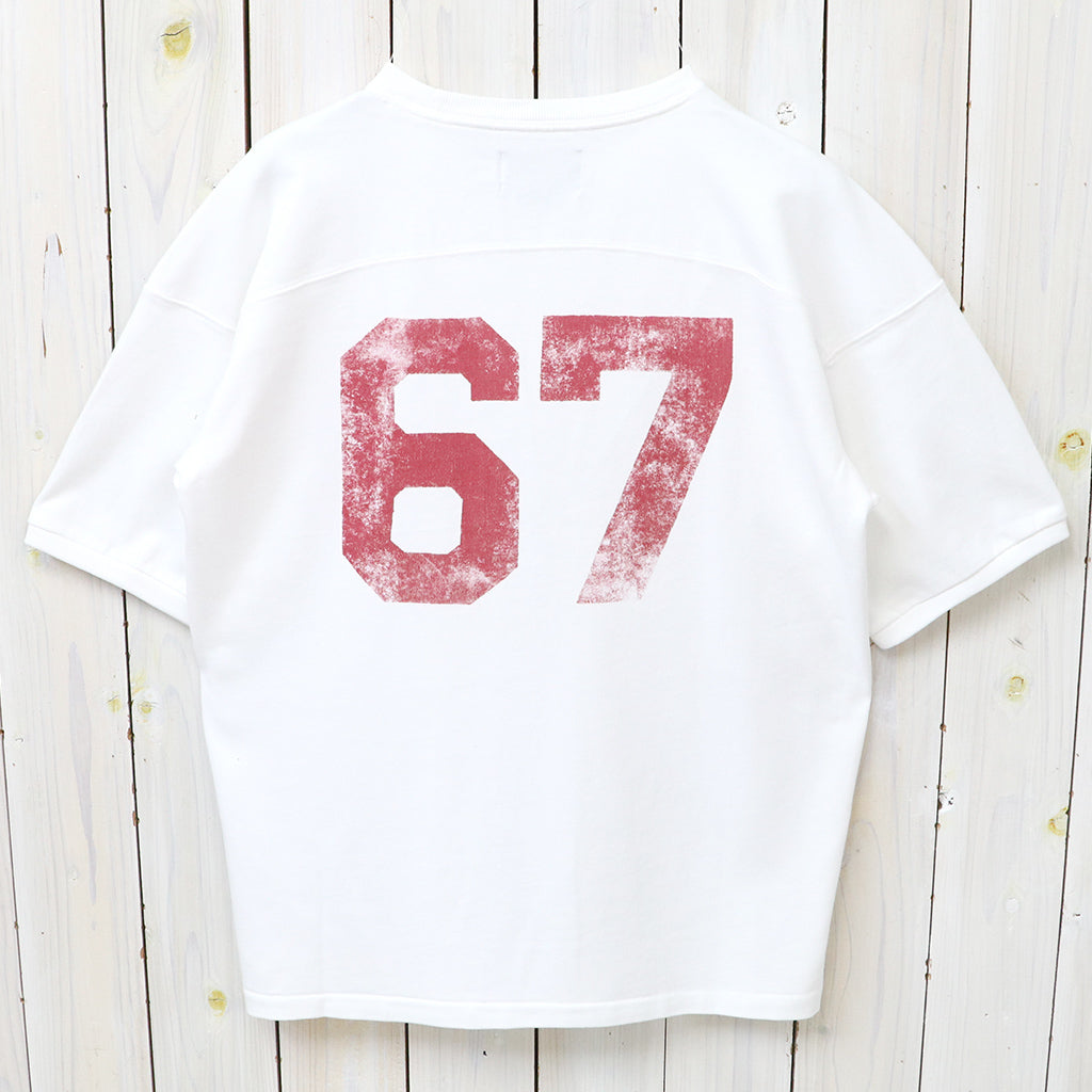 POLO RALPH LAUREN : リラックスフィット フットボール Tシャツ (CERAMIC WHITE)